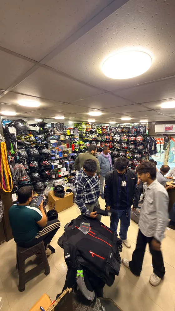 Customers being helped at the Speed World counter